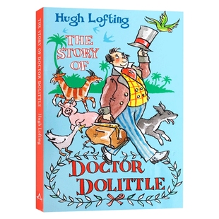 英文原版 The Story of Dr Dolittle 杜立特医生航海记 怪医杜立特 初版插图版 Alma Junior Classics 学生英语课外阅读书籍 进口