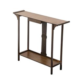 新中式玄关台现代简约客厅条案端景台玄关柜禅意门厅玄关供桌窄款