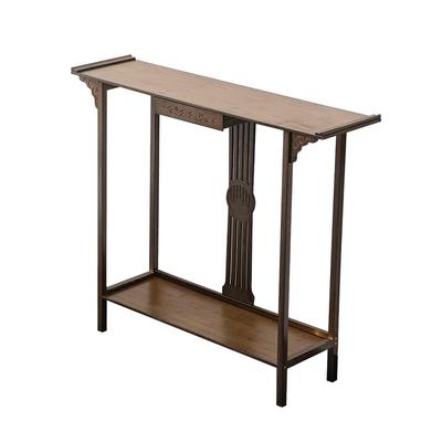 新中式玄关台入户条案端景台花台