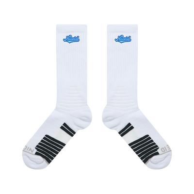 毛巾底防滑包裹精英字母篮球袜