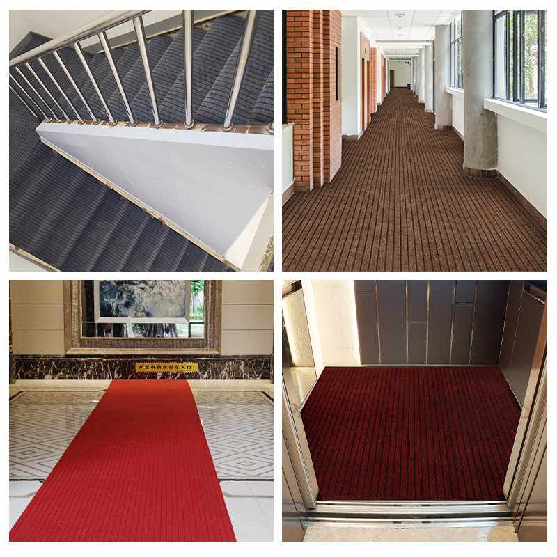 地毯卫生间办公室吸水酒店防滑七批发垫地毯商用条纹楼梯入户铺全