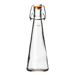 Glasslock进口透明玻璃密封瓶防漏带盖油壶醋壶小油罐厨房装油瓶