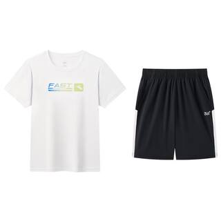 361°童装男女童针梭套装2026年夏季新款中大童儿童速干运动套装
