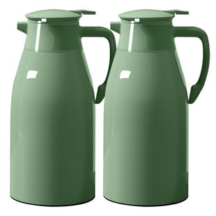 买一送一保温壶大容量保温水壶家用暖水壶保温瓶玻璃内胆热水瓶杯