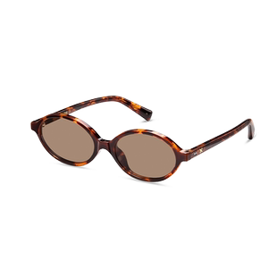 LOHO新款复古椭圆小框墨镜女2025遮阳防紫外线书呆子太阳眼镜缪家