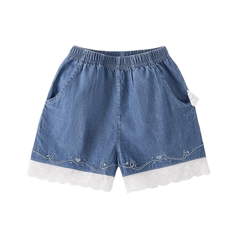 jellybaby女童夏季牛仔裤