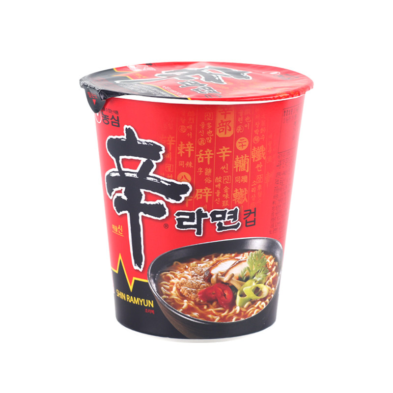 韩国进口农心不倒翁小杯面组合