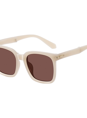 cyxus偏光折叠墨镜腮红妆感