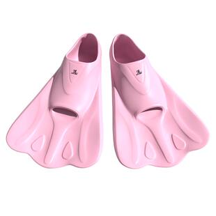游泳脚蹼自由泳儿童训练专用业潜水男女鸭脚板蛙泳硅胶短脚蹼蛙鞋