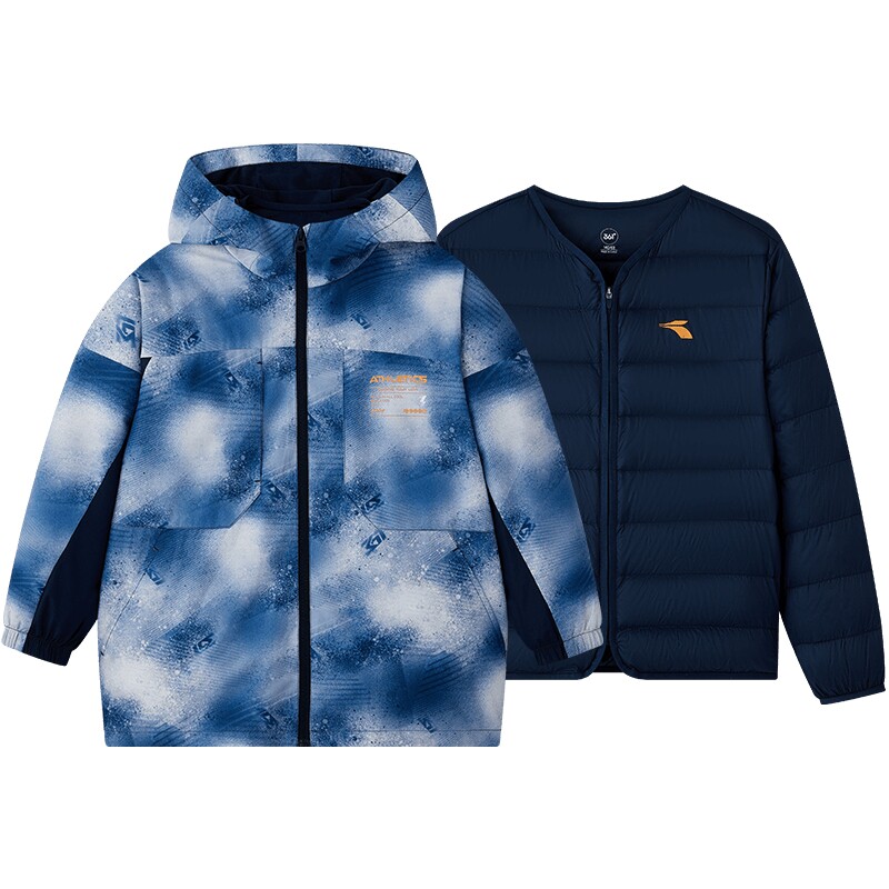 两件套|361童装男童羽绒服三防外套2025冬季新款保暖三合一上衣