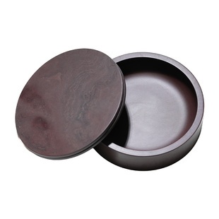 荣宝斋4寸宋坑端砚单打墨海带盖防干砚台原石料书法专用多功能墨池初学者学生毛笔墨汁砚台