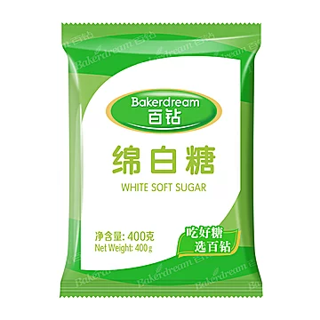 百钻绵白糖400g 细砂糖家用烘焙调味专用