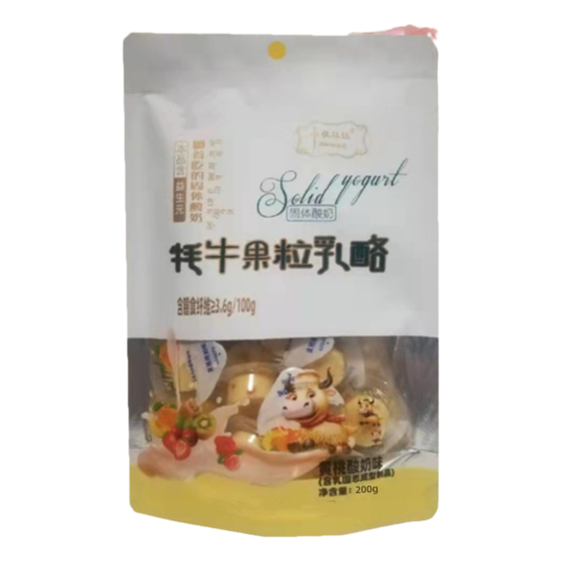 高铁同款小妞比比牦牛果粒乳酪干吃固体酸奶酪棒厚奶酪益生元干酪