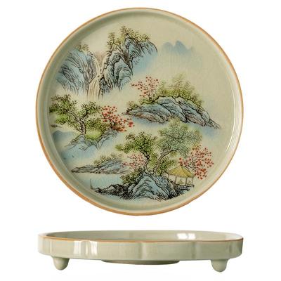 憨人壶承盘高端手工干泡台壶垫