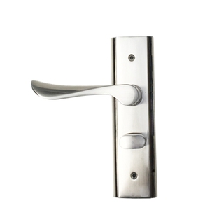 130mm孔距5050单双舌门锁室内房门厕所卫生间锁具木门把手