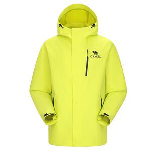 【王俊凯同款】骆驼男装冲锋衣外套男薄款春秋户外三防登山服夹克