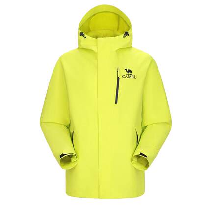 【王俊凯同款】骆驼男装冲锋衣外套男薄款春秋户外三防登山服夹克