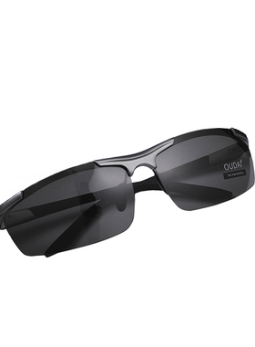 新款偏光太阳镜男士眼镜开车钓鱼墨镜日夜两用骑行尼龙眼镜高级款