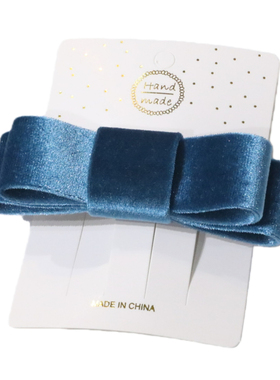 韩国进口加厚丝绒~刘海夹弹簧夹