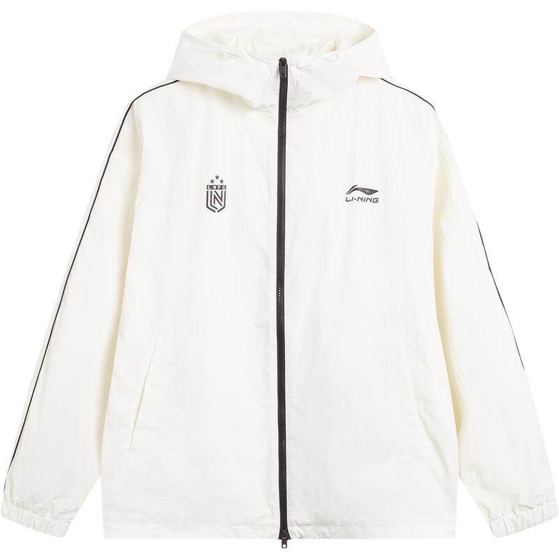 创宙 李宁外套男冬季新款情侣休闲球迷美式加绒加厚夹克上衣运动风衣女