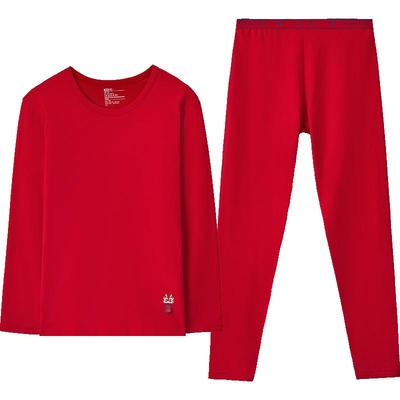 本命年大红保暖内衣红豆