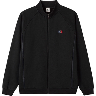 乐卡克法国公鸡秋冬官方正品男款保暖休闲立领开衫外套