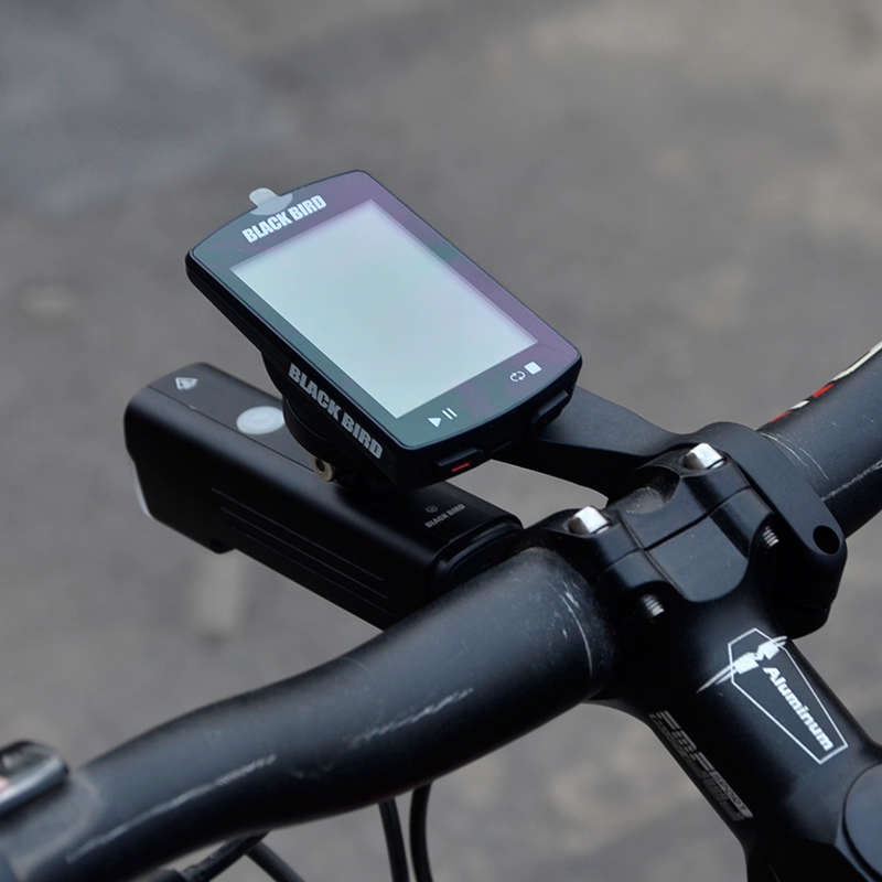 自行车码表延长架摄像机架前灯吊装下挂延伸适合佳明迈金黑鸟行者