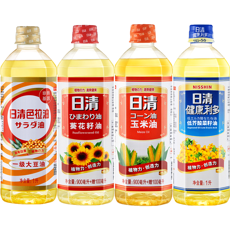 清淡食用油组合装日清植物油