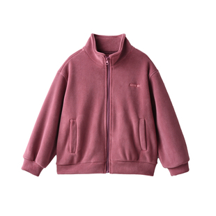 500克双面奥粒绒 儿童小立领保暖外套 男女童简约家居 中大童冬款