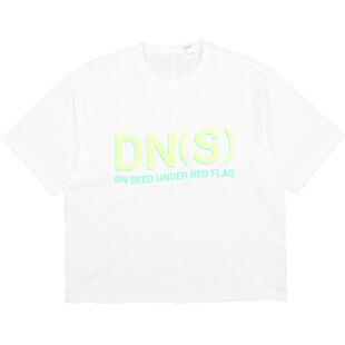 DEVIL NUT小恶魔 潮牌 DNS 夏新款男女情侣白色宽松短袖T恤 STY