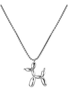 DH7气球狗吊坠钛钢项链女款配饰