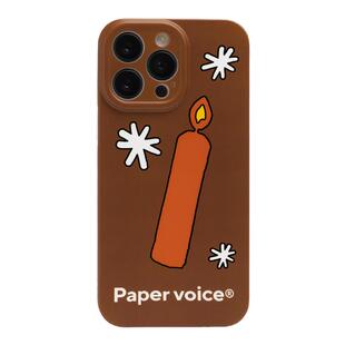 Paper voice氛围感原创设计感趣味苹果手机壳精孔17promax小众ins风装饰小众软壳保护套防摔时髦简