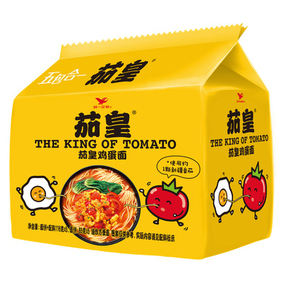 统一茄皇方便面新疆新鲜番茄冲泡