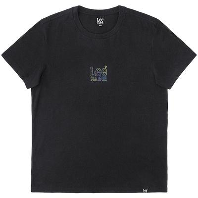 Lee小logo印花凉感男圆领短袖