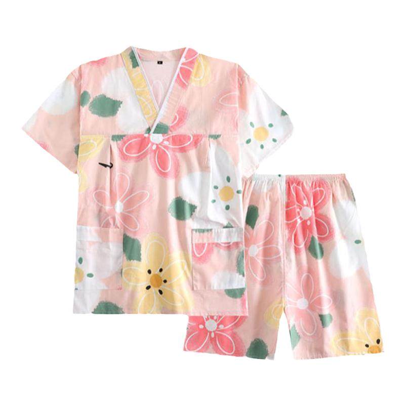 2025新款汗蒸服女100%纯棉大码高档桑拿美容家居洗浴服情侣装洋气