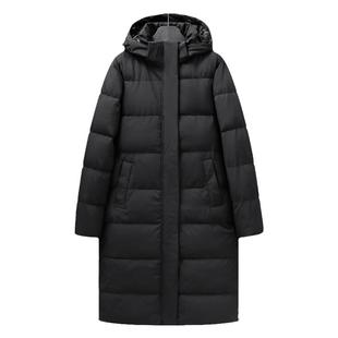 中长款过膝工装冬季羽绒服定制LOGO中戏演出团体活动工作服厚外套