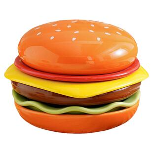 汉堡包调味碟陶瓷小碟子套装小盘子创意水果碟小菜碟甜品盘蘸料碟