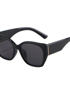 欧美风猫眼大框偏光防紫外线墨镜