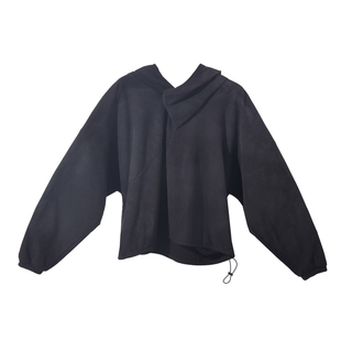 Terrawear 25SS大阔型短宽版型水洗喷色连帽卫衣 男女同款 无垫肩