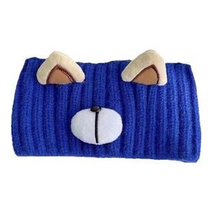 儿童针织发带空顶帽子女童秋冬护额头套外出防风保暖头巾2025新款