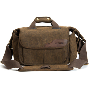 赛富图SF专业数码单反相机包摄影包单肩斜挎包帆布休闲包防雨罩