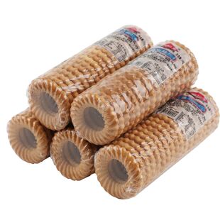 原味老式饼干通心饼空心饼酥性圆形圆筒80g儿时休闲速食饼干小吃