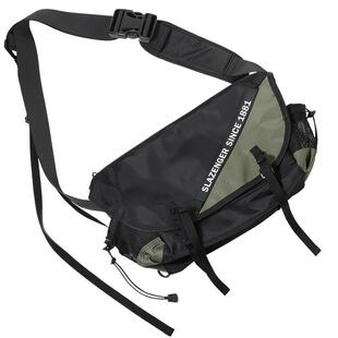 slazenger潮牌机能男生斜挎包男休闲百搭邮差包男士包包单肩包女