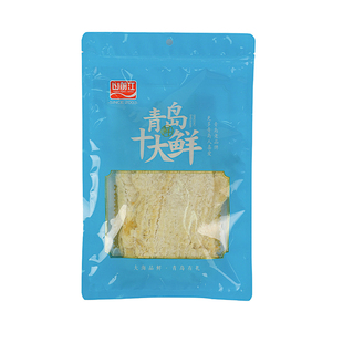 青岛特产原味鳕鱼片松软即食办公室休闲十大干海鲜小吃零食烤鱼片