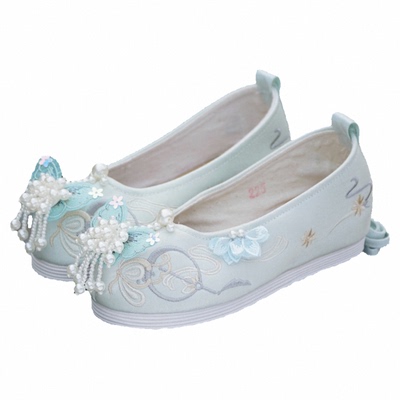 古装绣花鞋古风汉服鞋子女汉元素