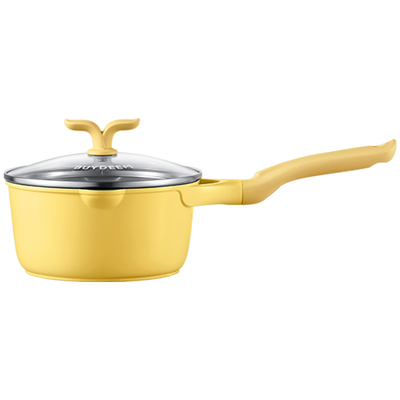 【春芽系列】北鼎18cm奶锅不粘锅耐磨陶瓷家用辅食煮锅一人食小锅