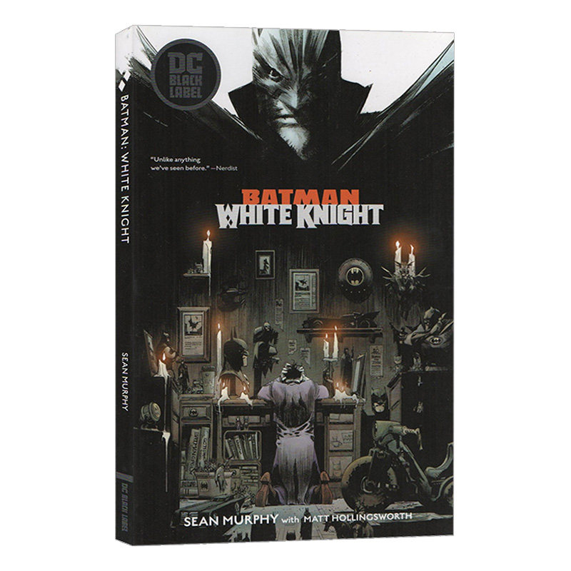 蝙蝠侠 白色光明骑士 Batman White Knight 英文原版DC黑标系列 白骑士 小丑 DC漫画英雄 动漫漫画小说 正义联盟