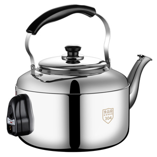 304不锈钢电热水壶家用自动断电10L插电大容量鸣笛加厚防干烧水壶