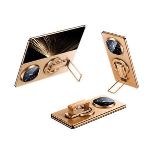 派凡真皮磁吸腕带折叠屏手机支架背贴指环扣二合一适用华为mateX6X5金属迷你便携超薄桌面支撑架懒人2025新款