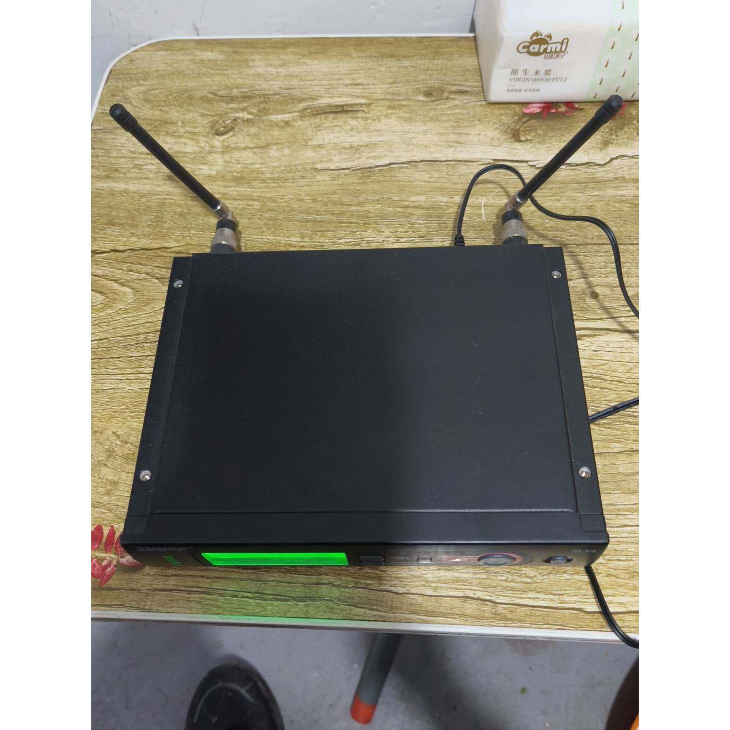 议价舒尔SLX4无线话筒接机，带舒尔SLX1腰包接器，美国S